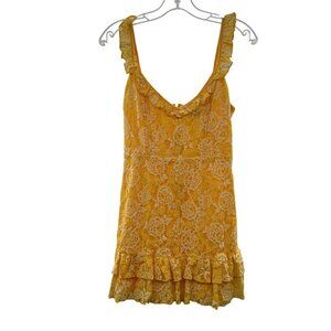 chinese dress ladies Forever 21 Yellow Dress  MEZZ CLOSET
